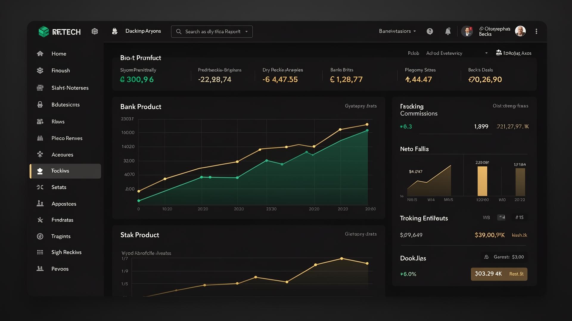 Reporting and analytics dashboard